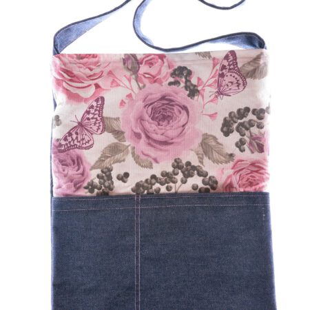 Ежедневна дамска чанта от деним - предница