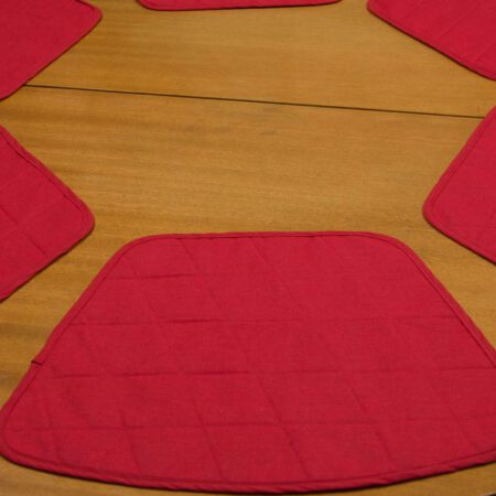 двулицеви подложки за хранене - червена страна