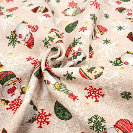 материя за коледен рънър с гобилин