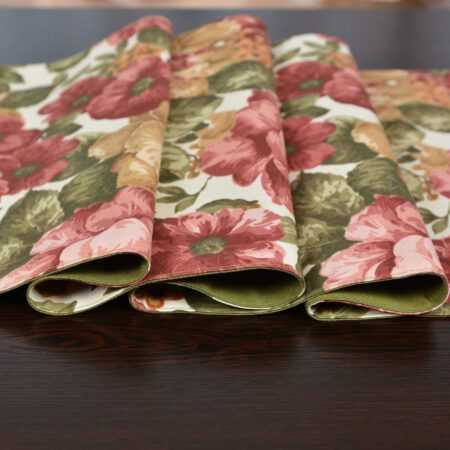 рънър за маса с две лица от плат дък