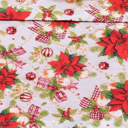 Разцветка на покривка с коледни звезди