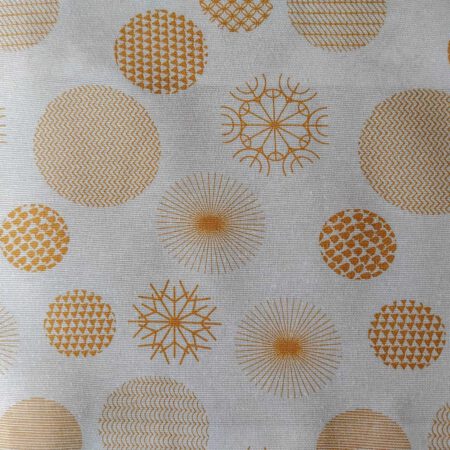 Десен златисти снежинки